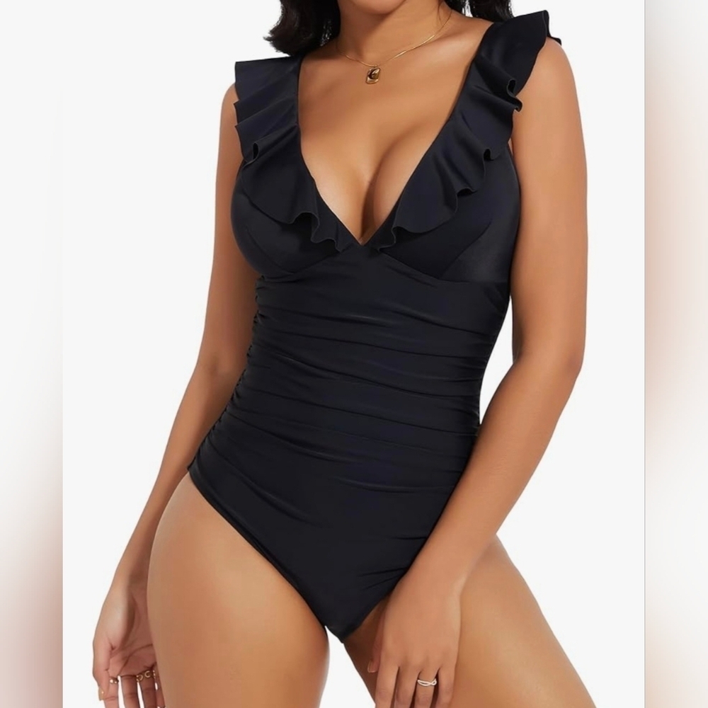 SHAPERIN Women's Puffle One Piece Swimsuit #974
